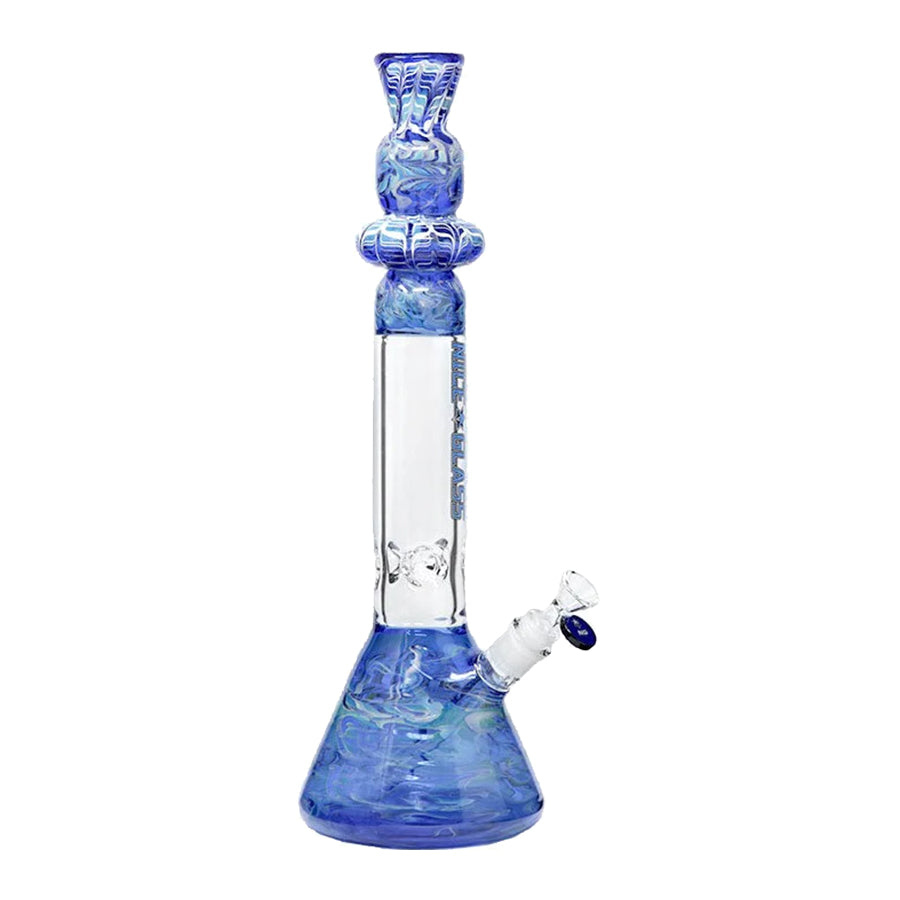 Nice Glass 18 Inch Fumed Top Glass Beaker Bong