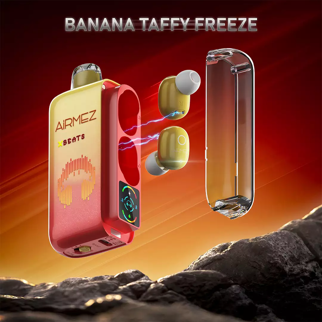 Airmez Xbeats 40000 Puffs Disposable Device – Banana Taffy Freeze