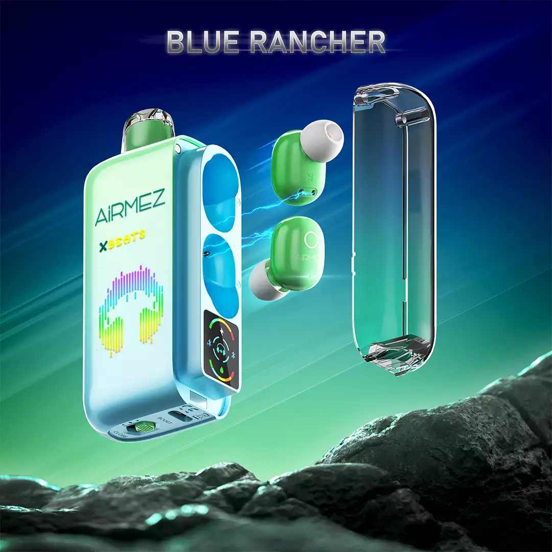 Airmez Xbeats 40000 Puffs Disposable Vape, Blue Rancher