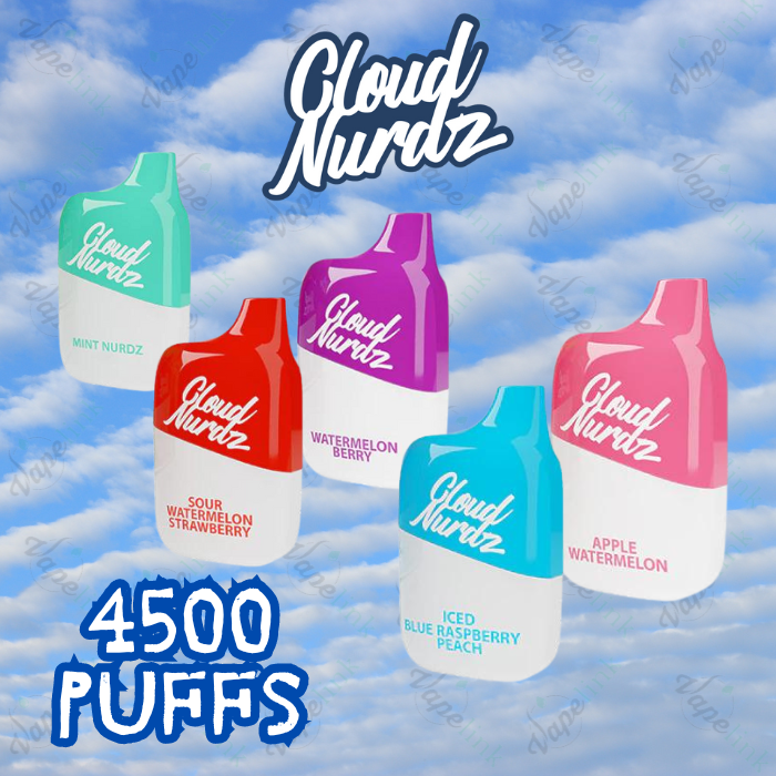 Cloud Nurdz 4500 Puff 0mg Disposable Vape