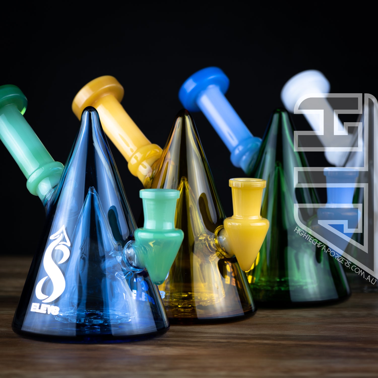 Elev8 Glass Cone Rig Bubbler