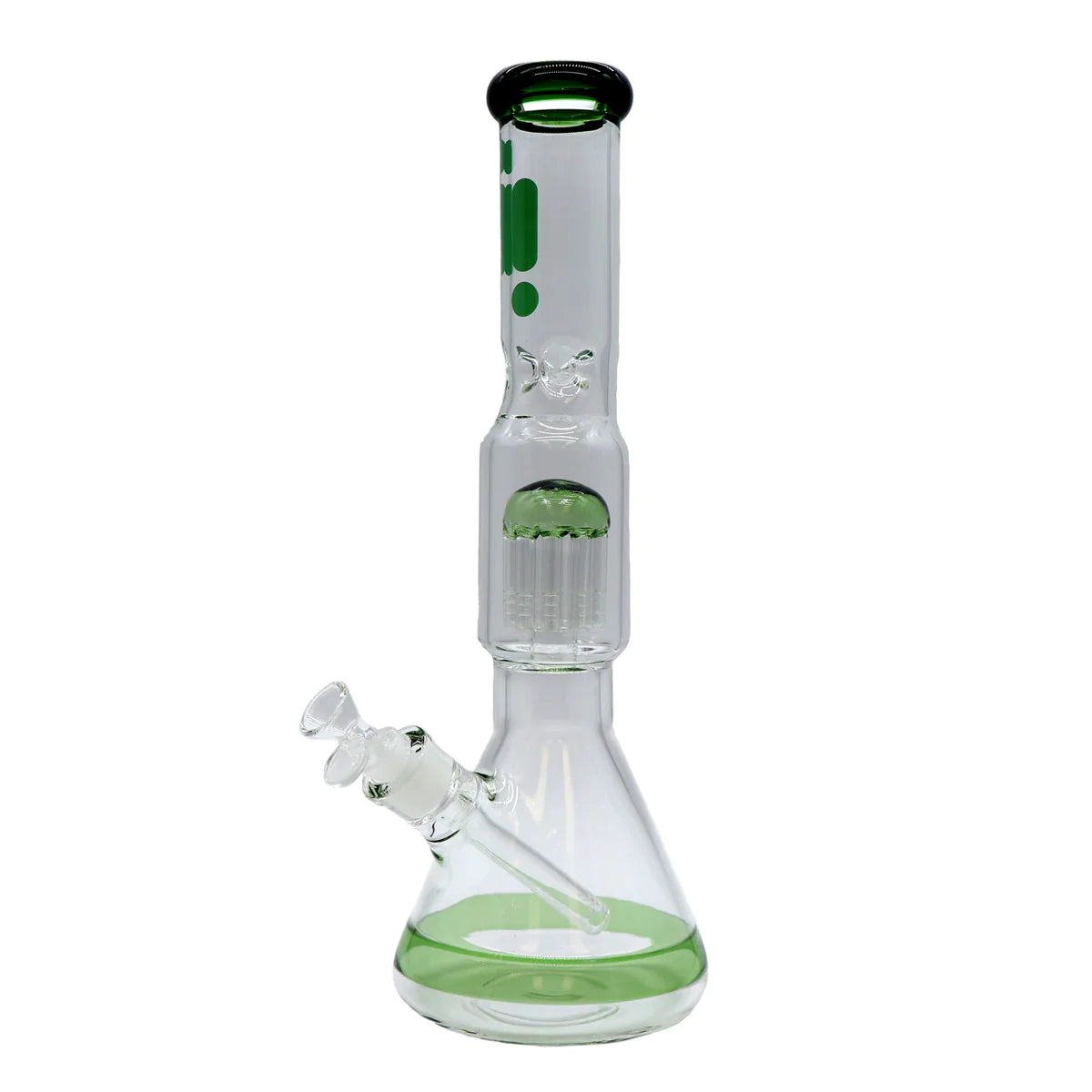 16-inch Infyniti 7mm Glass Bong with 8-Arm Tree Percolator