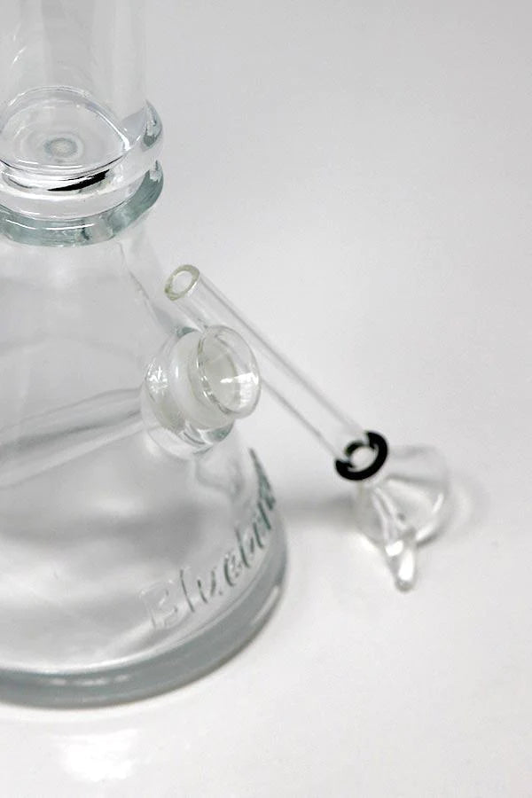 10 Inch Blueberry Double Ring Soft Glass Beaker Bong