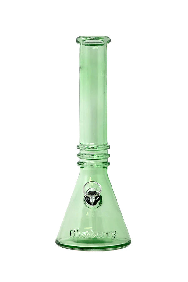 12 Inch Blueberry Double Ring Soft Glass Beaker Bong