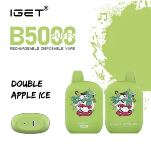 IGET B5000 Rechargeable Vape Double Apple Ice