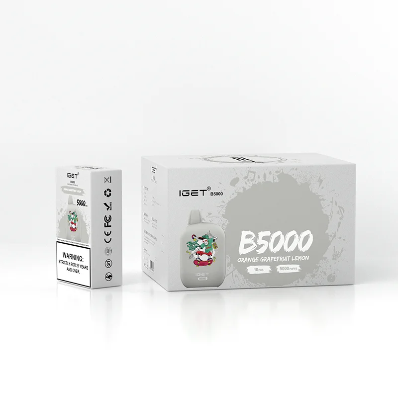 IGET B5000 Orange Grapefruit Lemon Rechargeable Vape