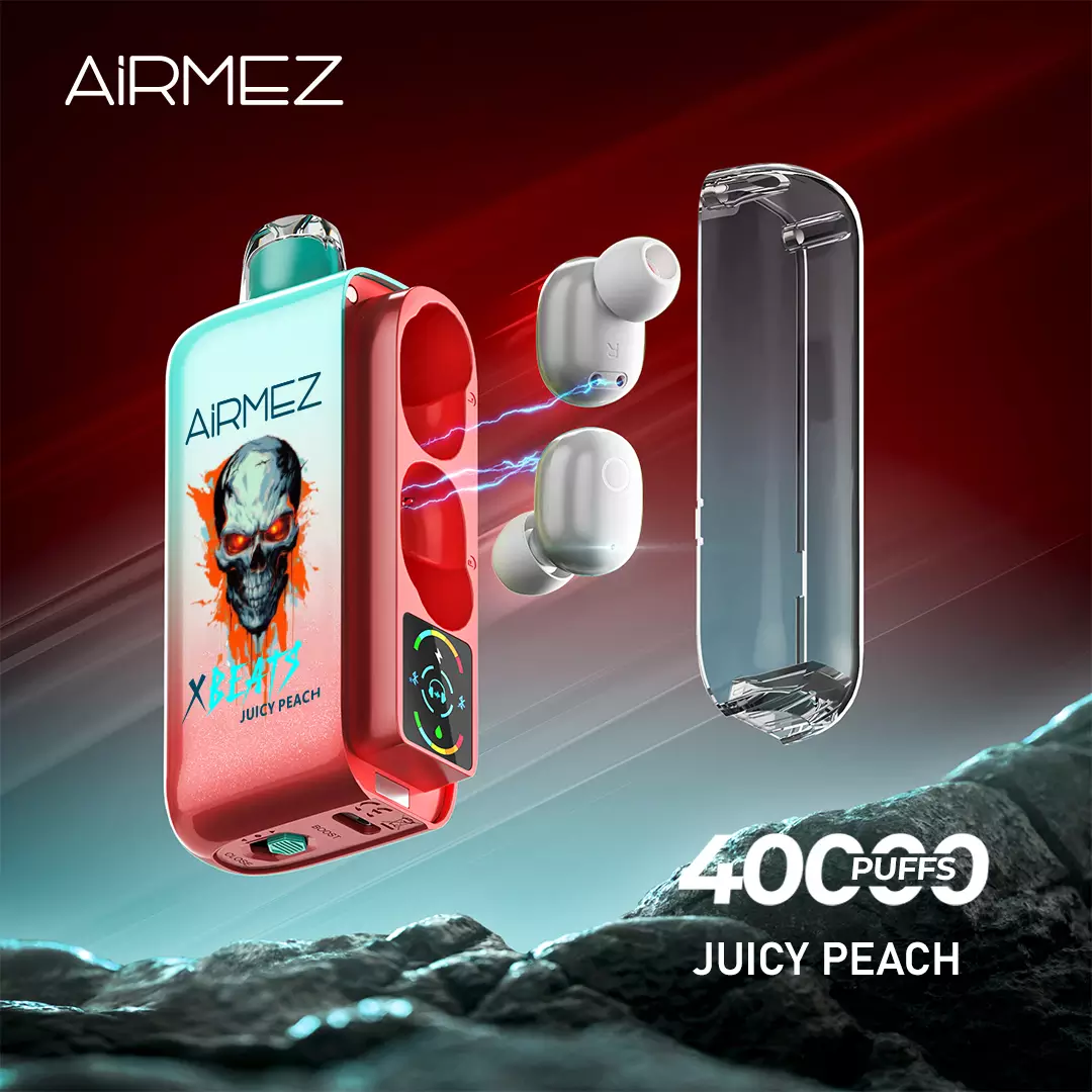 Airmez Xbeats 40000 Puffs Disposable Vape Device, Peach