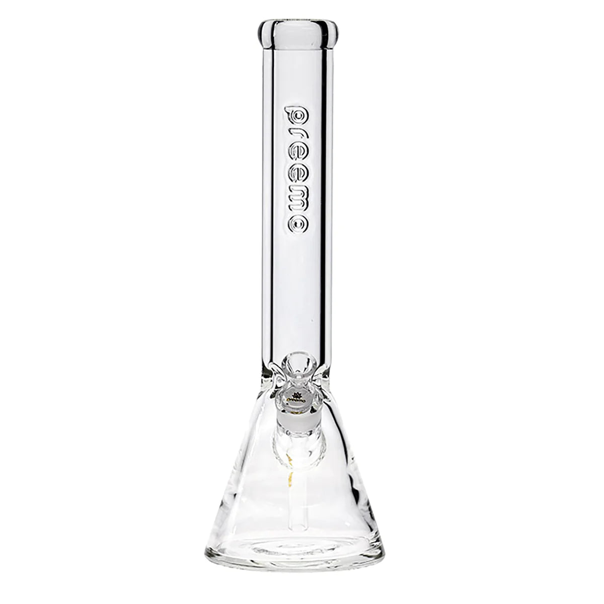 Preemo 16 Inch 9mm Clear Embossed Logo Beaker Bong
