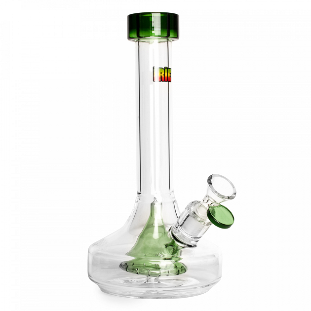 Irie 9.5 Inch Green Bell Base Bong with Perc