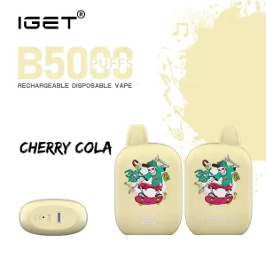 IGET B5000 Rechargeable Vape Device With Cherry Cola Flavour