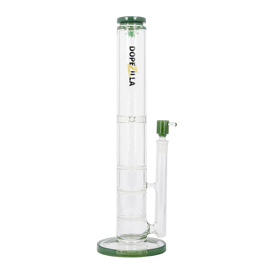 Dopezilla Cerberus 16 Inch Straight Tube Water Pipe Milky Teal