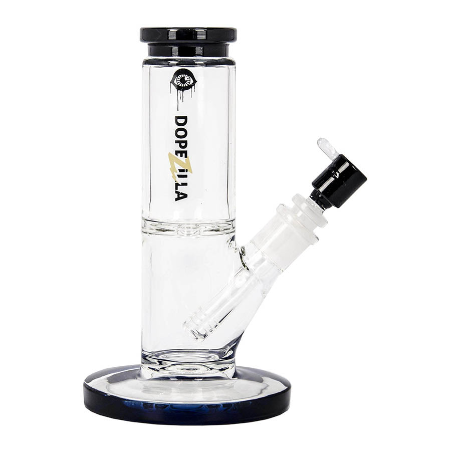 Dopezilla Cyclops 8 Inch Straight Tube Water Pipe – Black