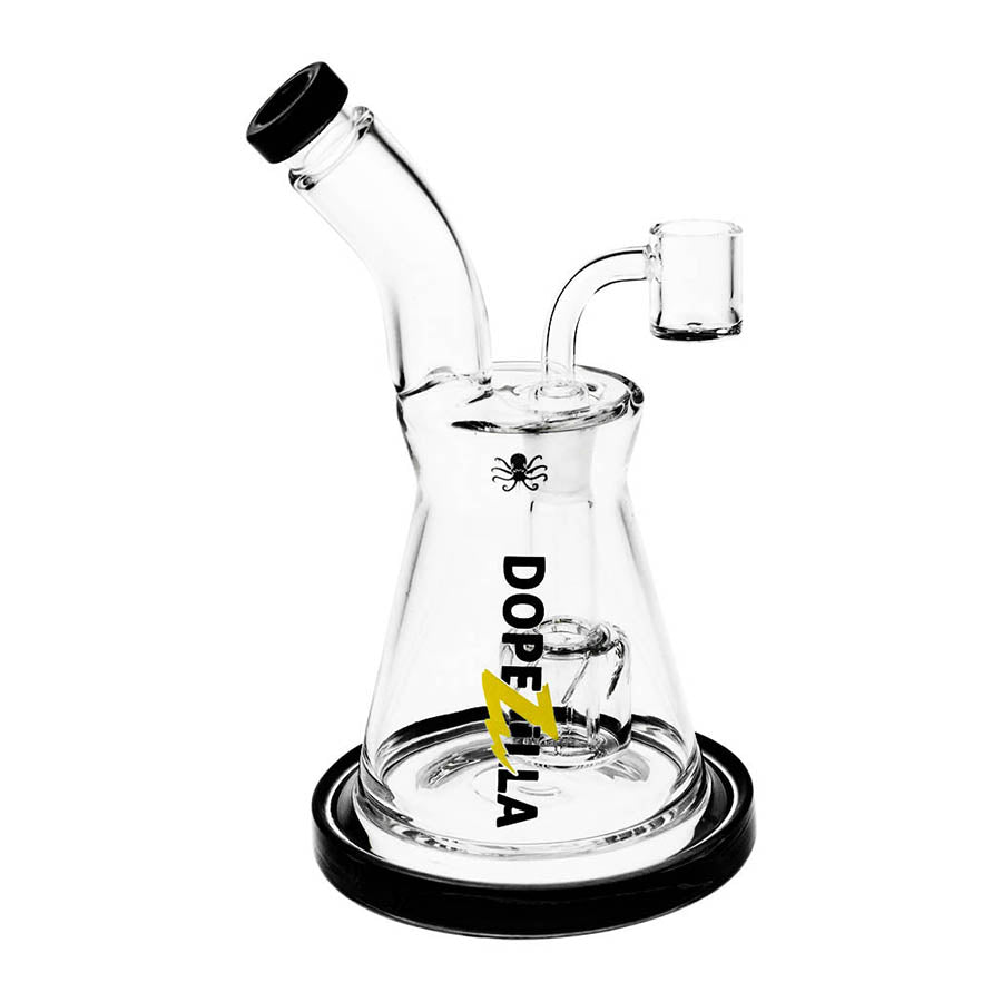 8 Inch Dopezilla Kraken Beaker Dab Rig Black