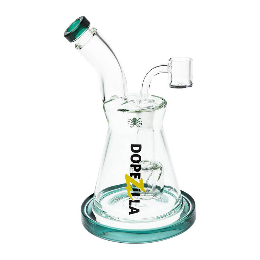 Dopezilla Kraken 8 Inch Beaker Dab Rig Teal