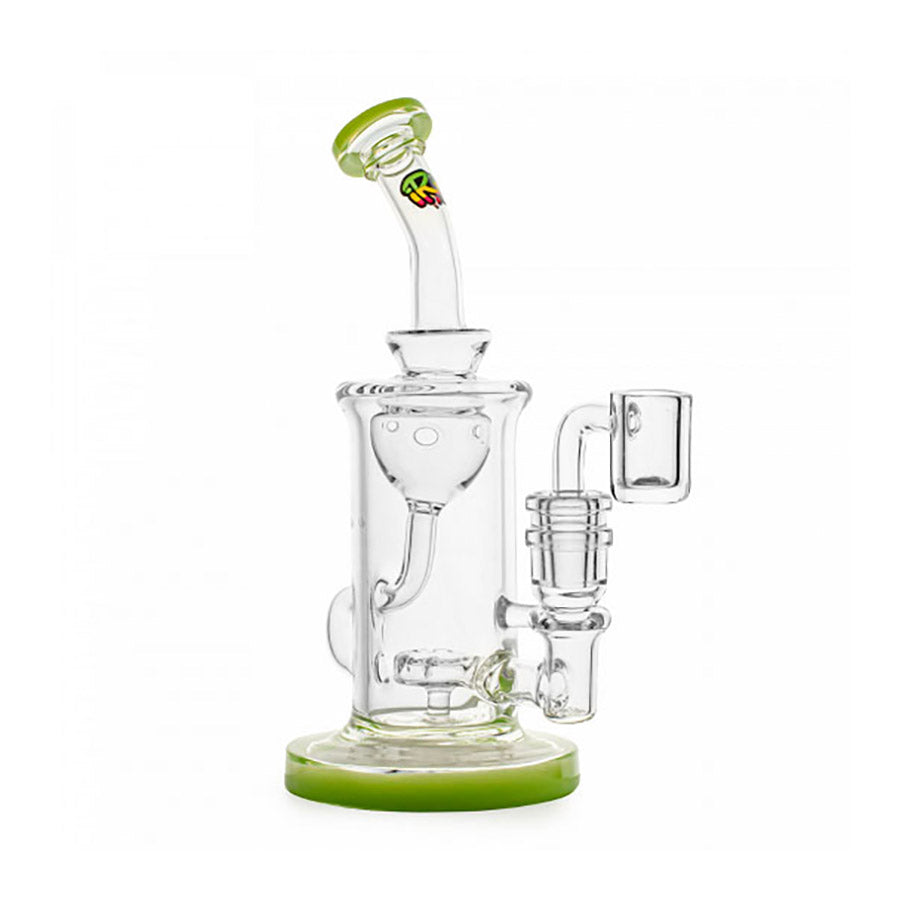 Irie 6.75 Inch Klein Incycler With UFO Perc Rig